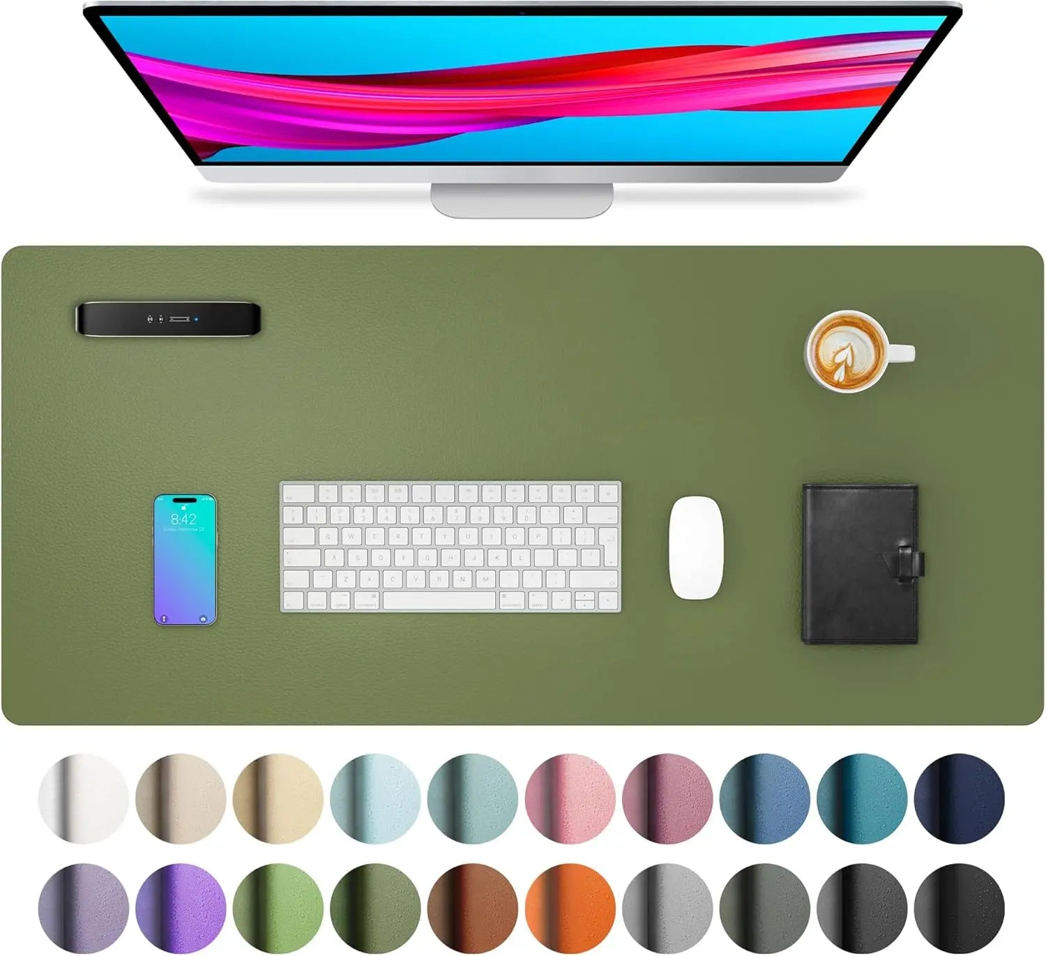 Voltic Pro Desk Mat — Premium Leather Desktop Pad