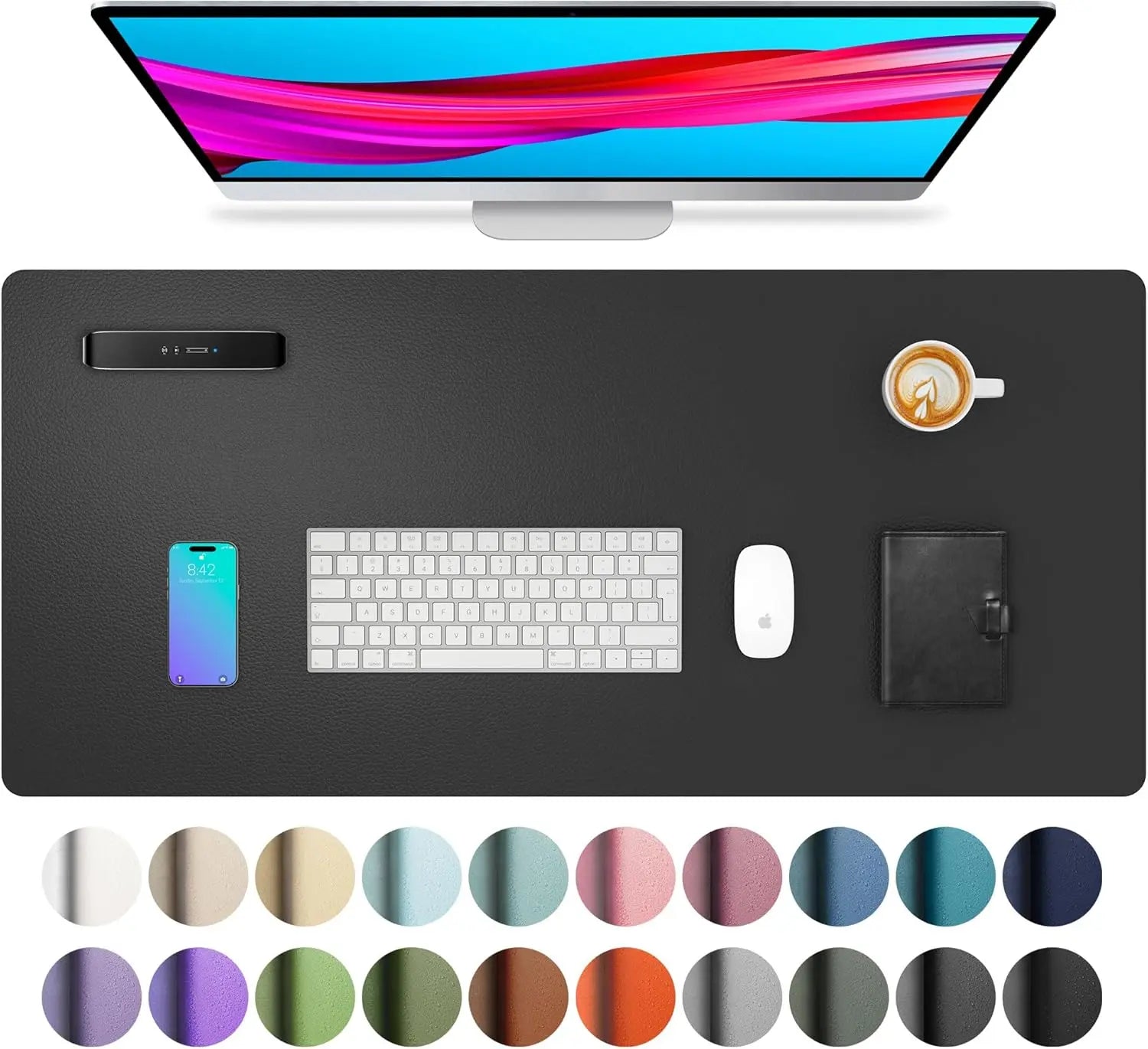 Voltic Pro Desk Mat — Premium Leather Desktop Pad