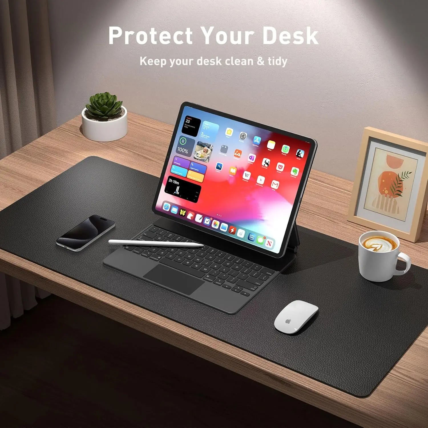 Voltic Pro Desk Mat — Premium Leather Desktop Pad